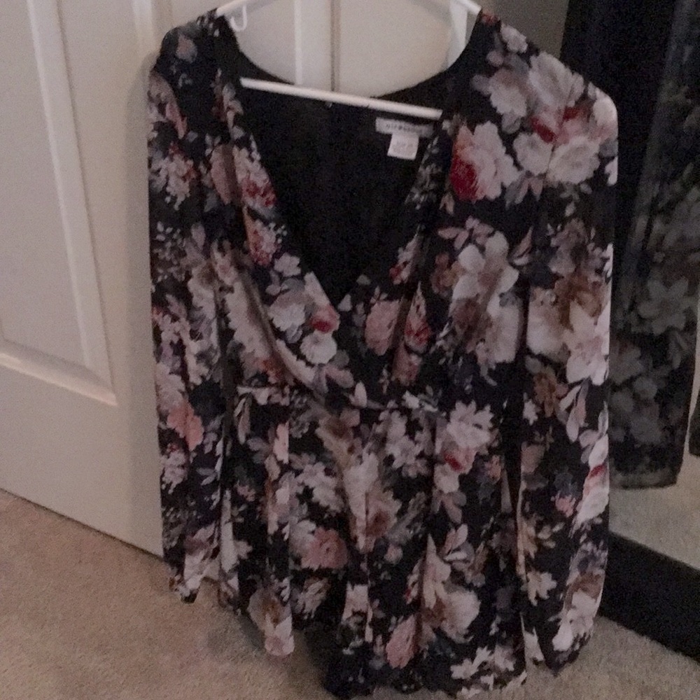 Nordstrom silk/chiffon romper